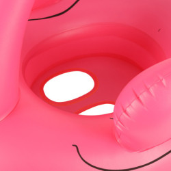 Nafukovací detský pontón na kolesách flamingo