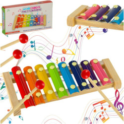 Farebný vzdelávací drevený cimbal
