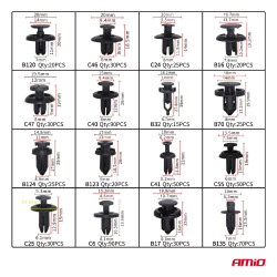 Sada svoriek a sťahovákov 650 ks.