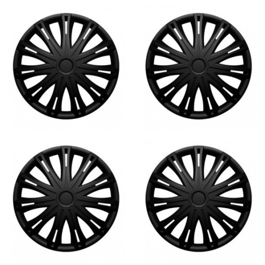 Puklice pre Škoda 17 SPARK black