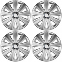 Puklice Aviator carbon RC 16 silver VERSACO