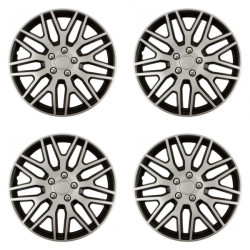 Puklice pre Škoda 16 Dakar NC silver and black