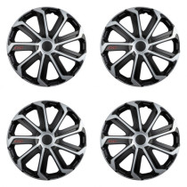 Puklice Evo black&silver 15