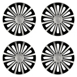 Puklice pre Škoda 15 TREND silver and black