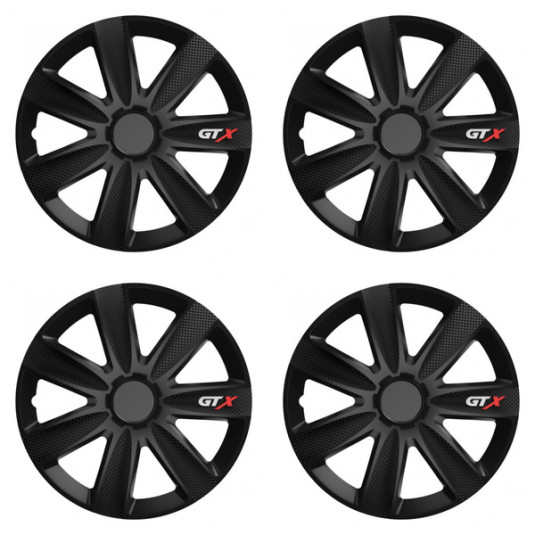 Puklice pre Škoda 15 GTX CARBON black