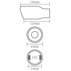 Koncovka výfuku (Ø výfuku do 48mm) V4