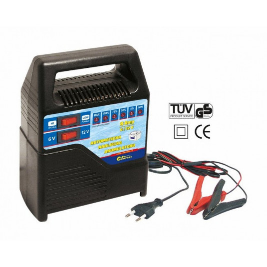 Automatická nabíjačka autobatérii 6V/12V 8A (15-80Ah)