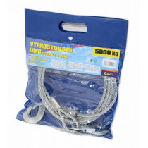 Lano vyslobodzovacie 5000kg s karabínami