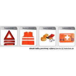 EXKLUZÍVNE Taška povinnej výbavy PLNÁ