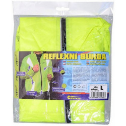 Bunda L reflexná žltá S.O.R.