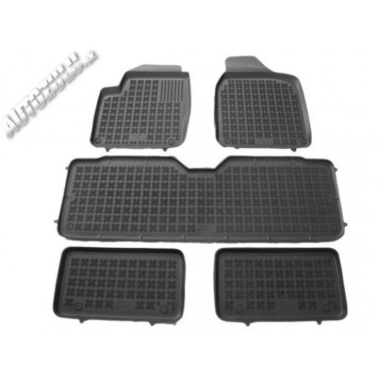 Gumené rohože SEAT Alhambra 7 miestne (1995-2010) so zvýšeným okrajom