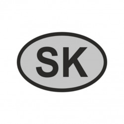 Samolepka Slovensko reflexná