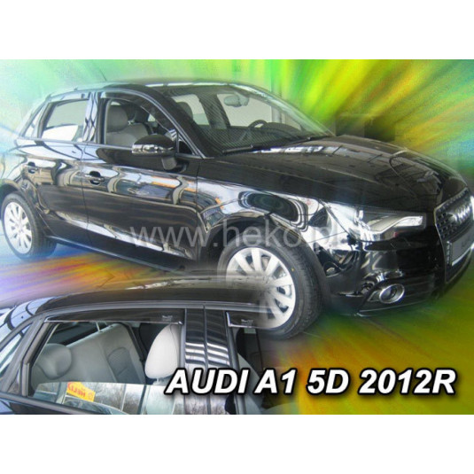 Deflektory AUDI A1 5D (+zadné) (od 2012-2018)