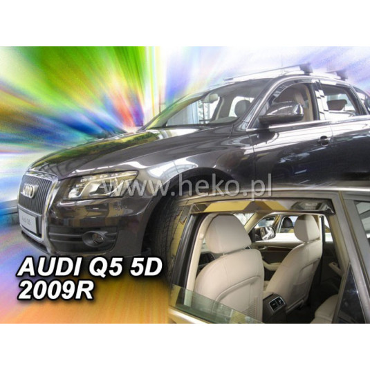 Deflektory AUDI Q5 5D (+zadné) (2009-2016)