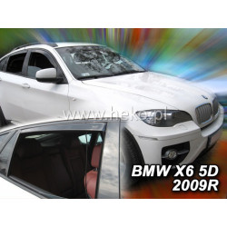 Deflektory BMW X6 E71 5D (+zadné) (2008-2014)