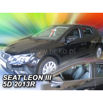 Deflektory SEAT Leon III 5D (+zadné) HB (od 2013)
