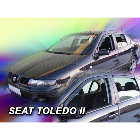 Deflektory SEAT Toledo 4/5D (+zadné) (1999-2005)
