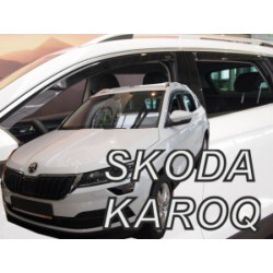 Deflektory ŠKODA Karoq 5D (+zadné) (od 2017)