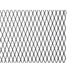 Hliníková mriežka čierna, oko 4x13mm