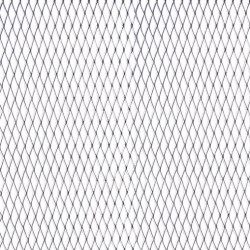 Hliníková mriežka strieborná, oko 4x13mm