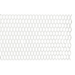 Hliníková mriežka strieborná, oko 6x16mm