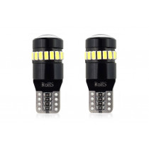 Žiarovky LED CANBUS 18SMD 3014 + 1SMD 1SMD T10 W5W White 12V/24V (2ks)