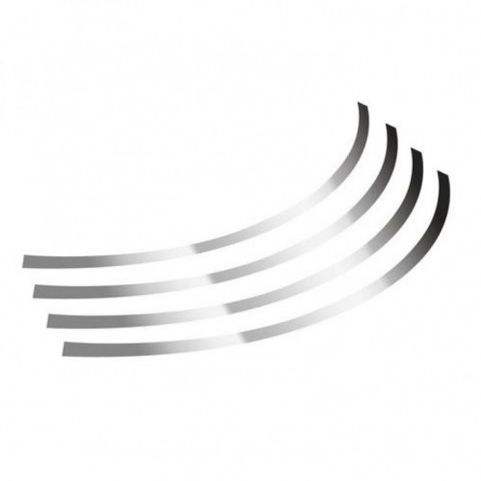 Farebný lem 14"-16" diskov, chróm