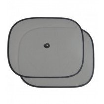 Slnečná clona bočná čierna 2ks 44x38cm