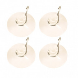 Sada háčikov 4 ks s prísavkou