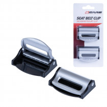 Zarážka bezpečnostného pásu klip strieborno čierna