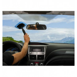 Čistiaca utierka na sklo s teleskopickou rukoväťou