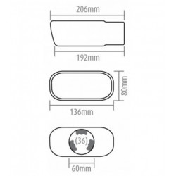 Koncovka výfuku (Ø výfuku do 54mm) V9