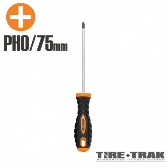 Skrutkovač krížový 75mm PH0
