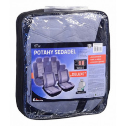 Poťahy sedadiel sada 9ks DELUXE AIRBAG