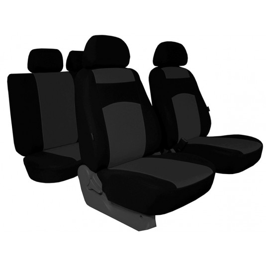 Autopoťahy Classic plus sivo-čierne (frote-textil)