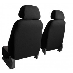 Autopoťahy Elegance červeno-čierne (velour-velour)