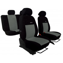 Autopoťahy Elegance šedo-čierne (velour-velour)