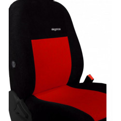 Autopoťahy Elegance čierno-čierne (velour-velour)