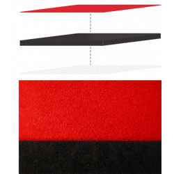 Autopoťahy Elegance ružovo-čierne (velour-velour)