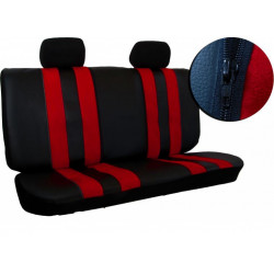 Autopoťahy GT zeleno-čierne (Alcantara-koža)