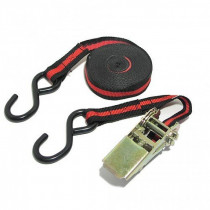 Popruh s račňou, s hákmi 5m