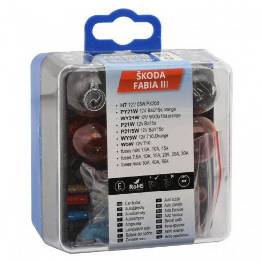 Autožiarovky servisná sada ŠKODA FABIA III H7