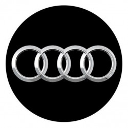 Samolepky živicové 3D AUDI 4ks