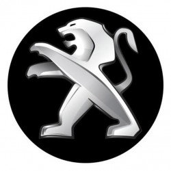 Samolepky živicové 3D PEUGEOT 4ks