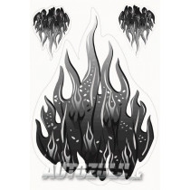 Samolepka "plameň set" V2