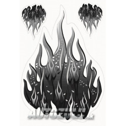 Samolepka "plameň set" V2