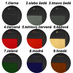 Poťahy pre OPEL COMBO C C (2001-2011) Exclusive Alcantara (Alcantara-koža)