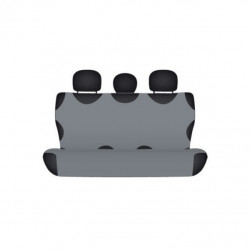 Bavlnené autotričko zadné sivé