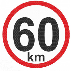 Samolepka reflexná veľká - 60km