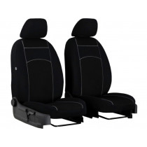 Predné autopoťahy Tuning 1+1 100% čierne 2ks